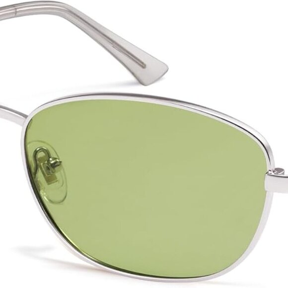 Oval Polarized Sunglasses Men Women Vintage 90s Style UV400 Protection - Picture 3 of 5